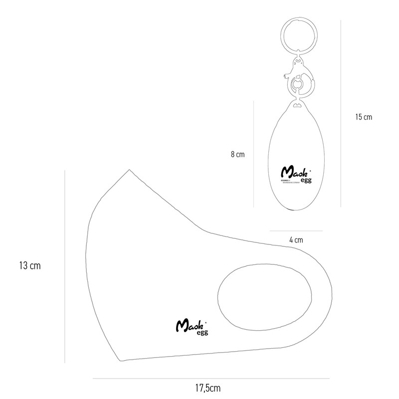 MaskEgg With storage egg and key ring, MaskEgg puts an