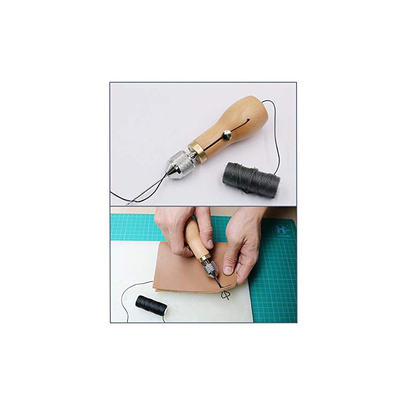 Becho Professional Stitcher Sewing Awl Leather Craft Making,Stitcher Repair Accessory
