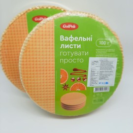 Seweryn Waffle Sheets Round Tort White 3.5 OZ / 100 gr Product of Ukraine (2 Pack)