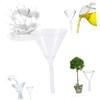 GRIRIW 5pcs Triangle Funnel Feeding Funnel for Liquid Solid Professional