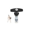 2 Packs T-Handle Door Lock, Truck Camper Trailer Locking Latch,