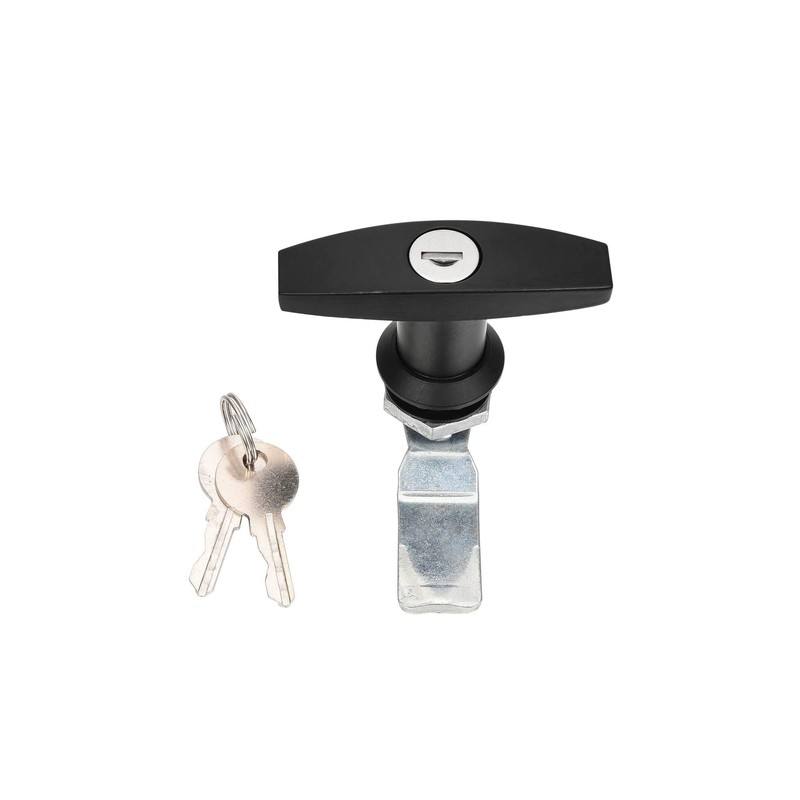 2 Packs T-Handle Door Lock, Truck Camper Trailer Locking Latch,