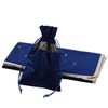 BLESSUME Tarot Tablecloth with Tarot Pocket (Blue 2)