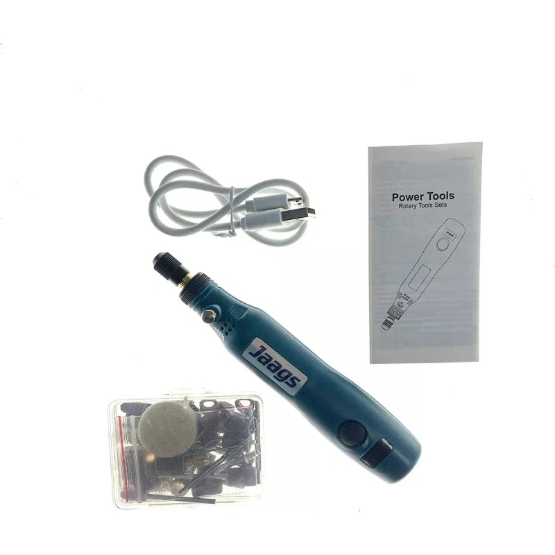 Tacklife Cordless Rotary Tool 3.7V Li-on Three-Speed with Rotary Access