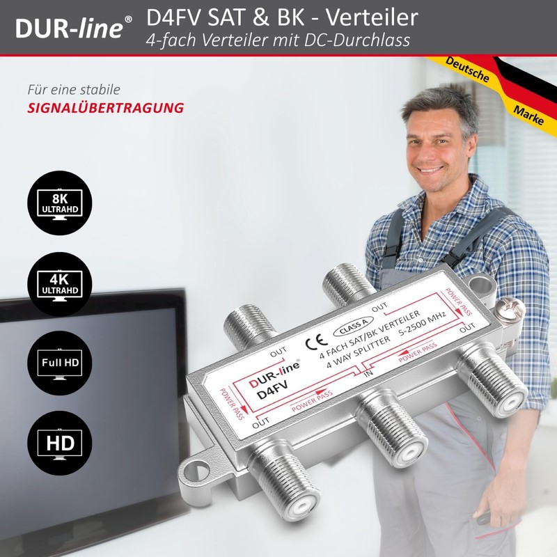 DUR-Line DFV SAT/BK Splitter