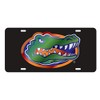 Florida Gators Laser Cut Inlaid Black Mirror Plate w/Gator Head