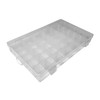 On1shelf Transparent Thick Hard Plastic Adjustable Compartment Slot Plastic Craft