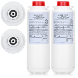51600C Filter for Elkay 51600C Replacement Filter, Compatible with Ezh2o Filter Replacement Bottle Filling Station, NSF/ANSI 42 Certified Filter 51600C, Water Filter 51600C No Chip 6000 Gallon (2PC)