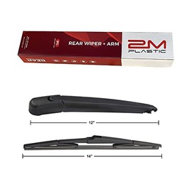 2M PLASTIC Rear Wiper Arm Blade Factory OEM Style Replacement For Mazda CX5 2013-2016 Lexus RX330 RX350 RX400h 04-09
