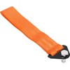 MACHSWON 2pcs Orange GM Bumper Tow Hook Trailer Belt Straps