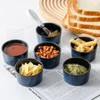Tikooere Ceramic 4 oz Ramekins,Small Souffle Dishes Set of 6,