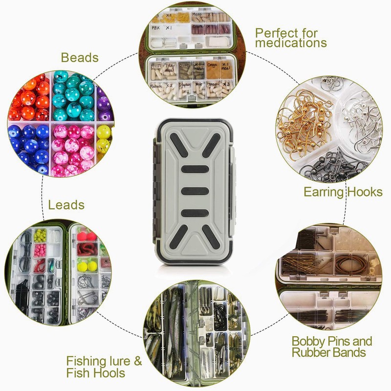 YUKI Fishing Lure Boxes, Bait Storage Case Fishing Tackle Storage