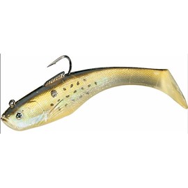 Tsunami Swim Shad Heavy 5" 2pcs - Golden Bunker w/Spots