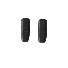 PERFFITT Replacement Silicon Rubber Nose Pads Pieces for fit IC! IC Berlin Eye Prescription Glass Eyeglasses Frames (Black - 1 Pair)