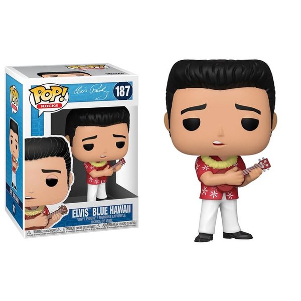 Funko Pop Elvis Presley + Protector: Pop! Rocks Vinyl Figure