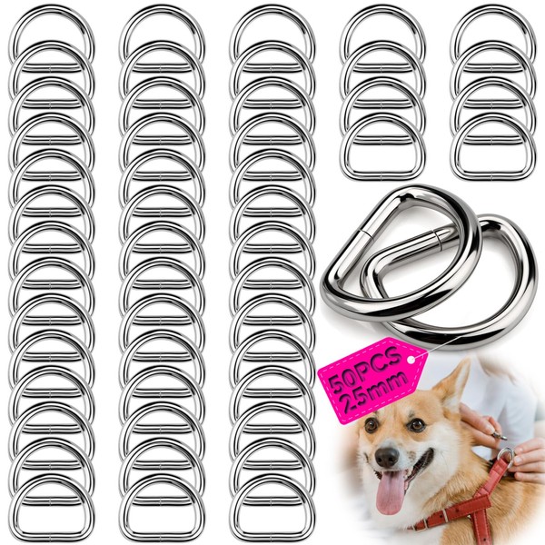 TXXATX D ring semicircular, silver