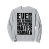 German Shepherd Hates Kamala Harris Funny Republican Sweatshirt
