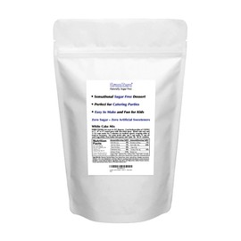 GramZero White Sugar Free Cake Mix 2-Pack, Makes 2-13x9x2 Cakes, Stevia Sweetened