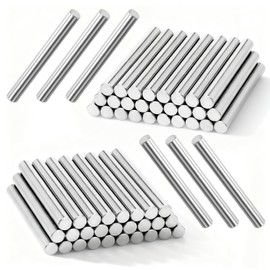 60PCS 3mm X 30mm Shelves Dowel Pin, 304 Stainless Steel Shelf Pegs Support Shelves, Shelf Supports Pegs Pin, Wood Bunk Bed Shelfs Peg Support Shelve Fasten Elements for Cabinet Furniture