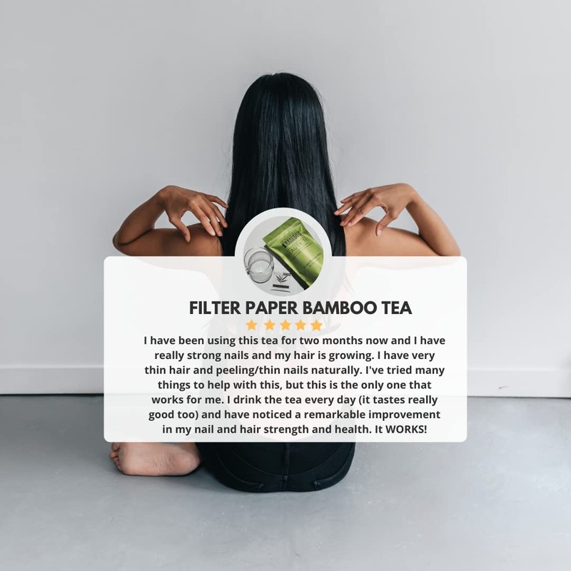 [Beautifully Bamboo] Silica Rich Bamboo Tea for Hair, Skin, Nails