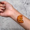 4 x 'Bitten Cookie' Temporary Tattoos (TO00015349)