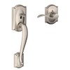 SCHLAGE Lock CO FE285CAM 619 Acc Satin Nickel Camelot Right
