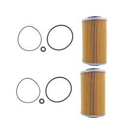 Chamixx 2X Oil Filter and O-Ring Kits 420956740 420956741 711956740 Compatible with Sea Doo GTI SE GTS GTR GTX SC RXP RXPX RXT RXPX 130 185 215 255 260 4-Tec Engine Motor Personal Watercraft Jet