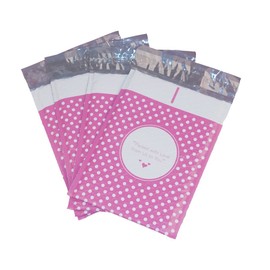 BESTeck #2 Pink Dot (Packed with Love from Us to You) Poly Bubble Mailers 8.5x11 Padded Envelopes (10)