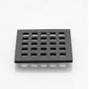 Holge 3.75 Inch Square Shower Drain Cover 5mm Thick Floor