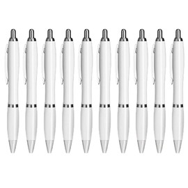 Ballpoint Pen with Nano Silver ABS with Antibacterial Shaft, Hygienic and Clean, Set of 10 notrash2003