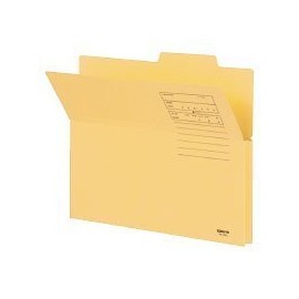 コクヨ A4-CFY 持ち出しフォルダーカラーA4黄 10冊セット