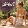 10 Sheet Wildflower Temporary Tattoos, Fake Tattoos Stickers for Women