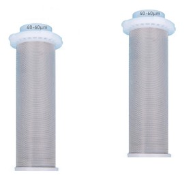 FERDM FD249 Replacement - Reserve, Mesh Stainless Steel/Filter 40-60 Micron - Set of 2. For Ferdom Pre-Filter FD244, FD246. Diameter Nom 33 mm, H 102 mm, Filter Area 90 cm2. Also For Other Similar