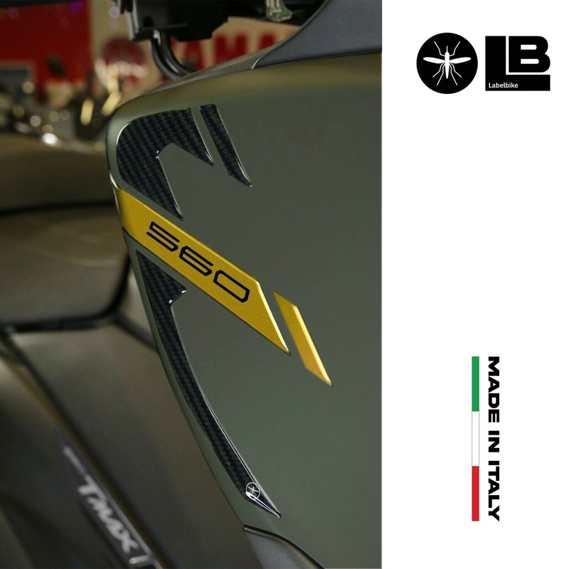labelbike - 2 3D Stickers Motorcycle Scooter Corner Guards Protection