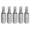 HARFINGTON 5pcs Flat Head Screwdriver Bit 1/4" Hex Shank SL4