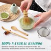 6-Piece Matcha Whisk Set with Bamboo Matcha Whisk and Ceramic
