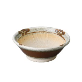 Mino Ware 10005315 Mortar, Commercial Use, Made in Japan, 4.7 x 1.8 inches (12 x 4.5 cm), Plum Crest 4.0 Pestle