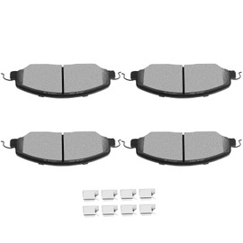 SCITOO SCITOO D1081-7986 Front Brake Pads Fit For 2005 2006 2007 2008 2009 2010 For Ford Mustang