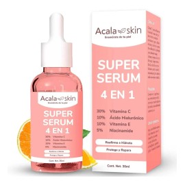 Serum 4 En 1 - Vitamina C + Ácido Hialurónico + Niacinamida Tipo De Piel Todo Tipo De Piel