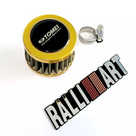 Unbranded 12MM GOLDRACING MINI AIR OIL BREATHER FILTER MITSUBISHI TOMEI ECLIPSE 3000GT
