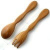 Nagao Children's Spoon and Fork Set, 5.5 inches (14 cm),