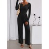 PRETTYGARDEN Jumpsuits for Women Dressy Casual 2025 Fall One Piece