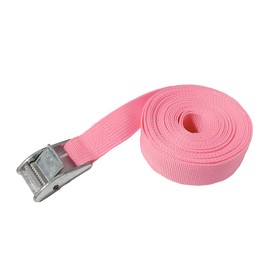 simPLEISURE qa300004f01n0 Load Tightening Belt (8 m) Width: 1.0 inches (25 mm) Fixed Band (Pink) For Earthquake Prevention / Load Collapse Prevention / Luggage Fastening Belt Lashing Belt (8 m) Pink
