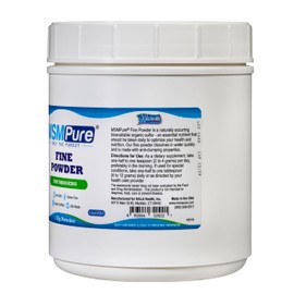 KALA HEALTH MSMPure Fast Dissolving Fine MSM Powder Crystals – US-Made MSM for Joint Health, Skin Appearance, and Hair & Nail Support – 2.2 lb, Organic Sulfur