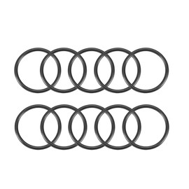 TA-VIGOR 10Pcs Nitrile Rubber O-Rings, 40mm OD 34mm ID 3mm Width Rubber Washers Spacer O-Rings Gasket kit, Metric Sealing Gasket for Hose, Faucet, Automotive, Plumbing