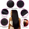 TOOCCI Straight 3 Bundles with Lace Closure, Straight Hair Bundles