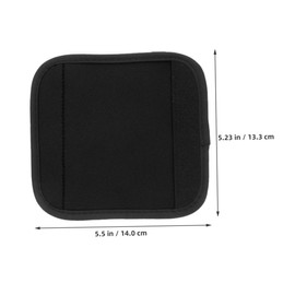 GANAZONO 3pcs Barbell Pad Handle Grip Covers Dumbbell Handle Cover Training Protection Pad Handle Cushion Pad Gym Accessories Pull-up Handle Grip Pads Barbell Supply Black Polyester