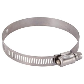 Rocky Mountain Goods Heavy Duty Stainless Steel Hose Clamp - Clamp Range is 2 9/16" x 3 1/2" - (No. 48) - 1/2" Band Width - Worm Drive Hose Clamp - Stainless Steel Screw (1)
