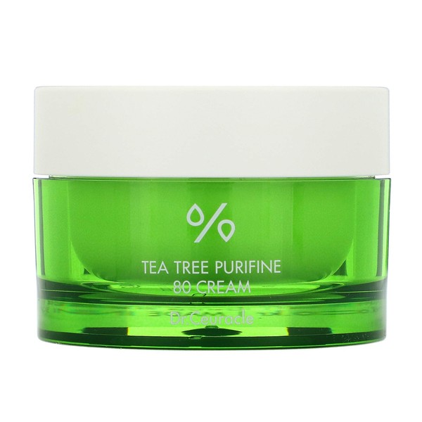 Tea Tree Purifine CreamㅣEffective Repairing Acne TreatmentㅣTea Tree 80% Extract, Panthenol (Pro Vitamin B5)ㅣThe Mildest Moisturizer for Sensitive SkinㅣDr. Ceuracle
