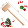 ZAUGONTW Wooden Crab Mallet for Chocolate, Mini Wooden Hammer Multi-Purpose